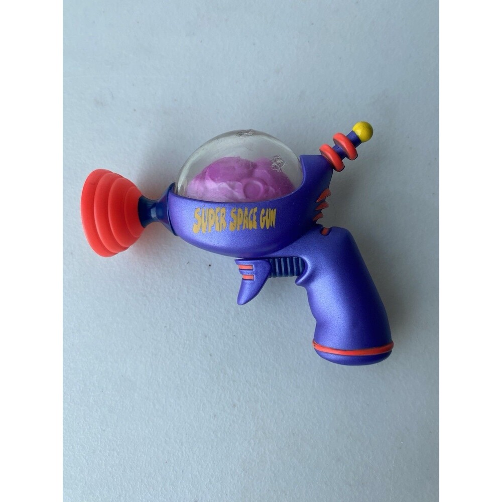 Vintage 1995 Trendmasters Super Space Gun Moving Brain Trigger Ray Blaster Toy
